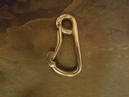 Picture of 12 mm Closed Eye Wire Gate Carabiners