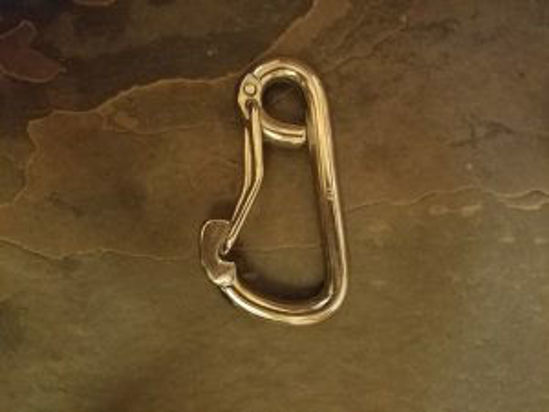 Picture of 12 mm Closed Eye Wire Gate Carabiners