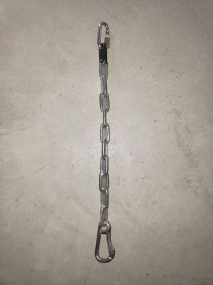 Picture of 24" x 6mm Chain Draw with 10mm Wire Gate Carabiner